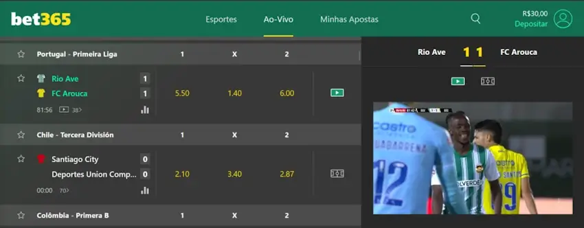 Bet365: Como assistir jogos de futebol ao vivo grátis