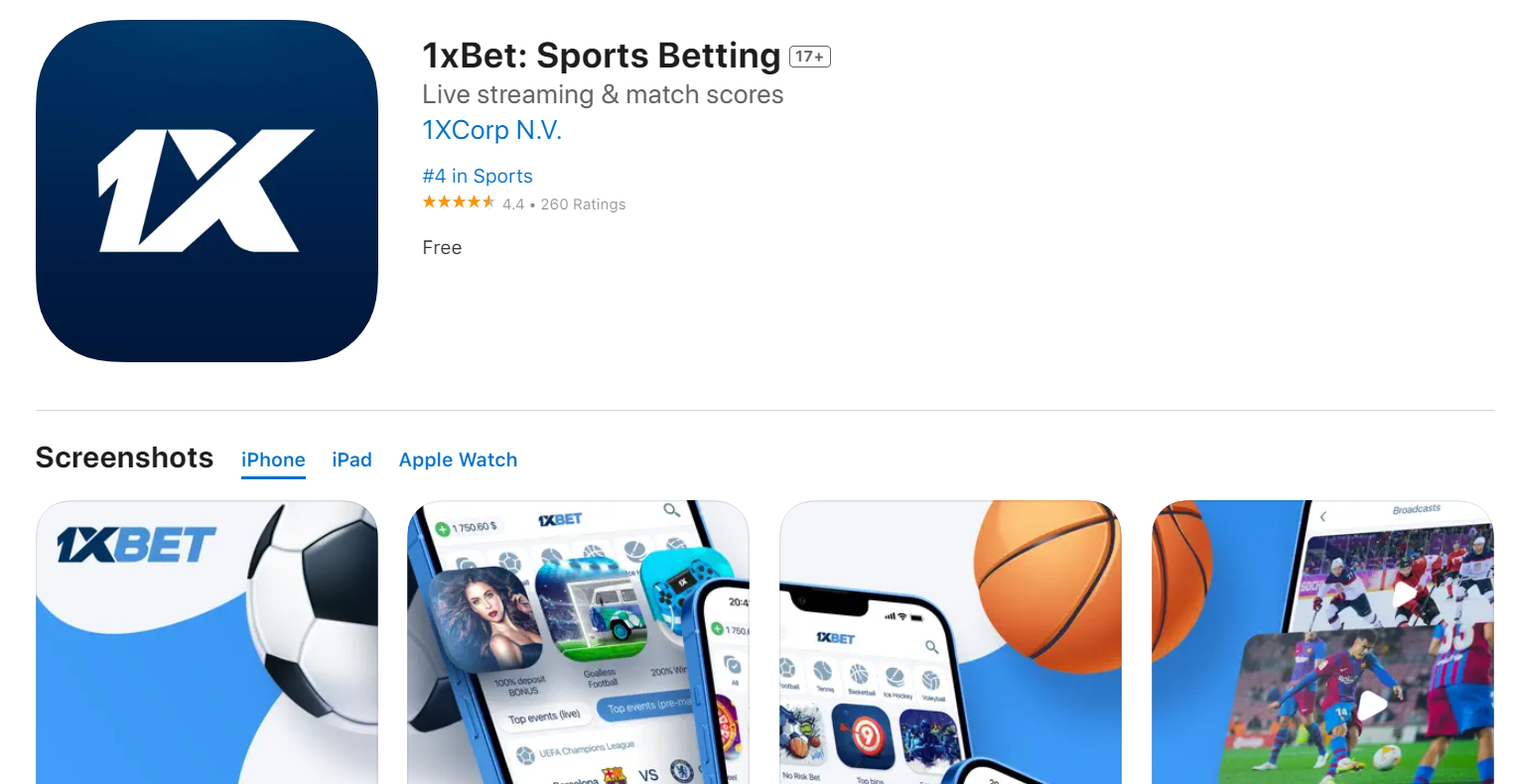 1XBET app: Onde baixar e como apostar