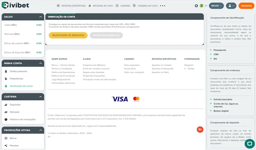 Como validar conta na Ivibet em poucos minutos 1