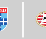 PEC Zwolle vs PSV Eindhoven